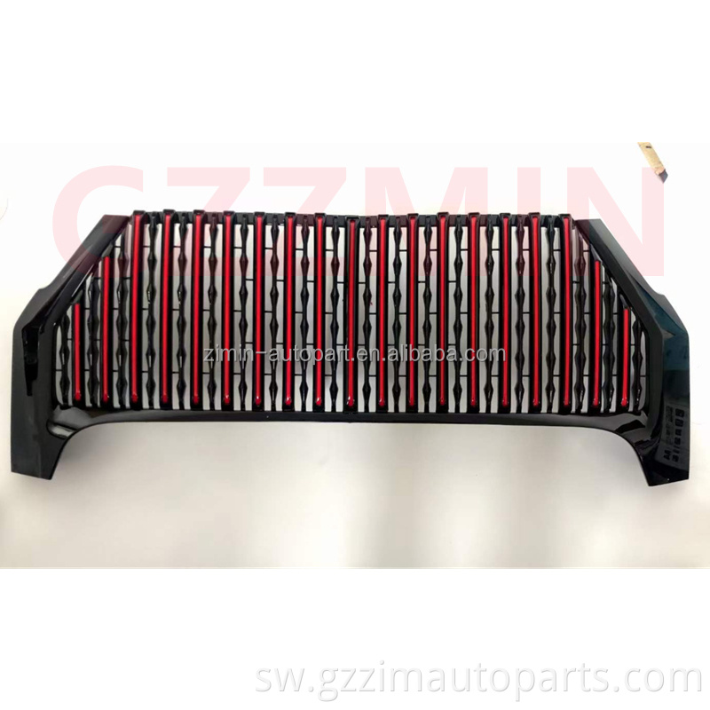 Kiwanda Kuuza moja kwa moja Lori mbele Bumper Grille kwa 2021'Hilux Rocco Pickup